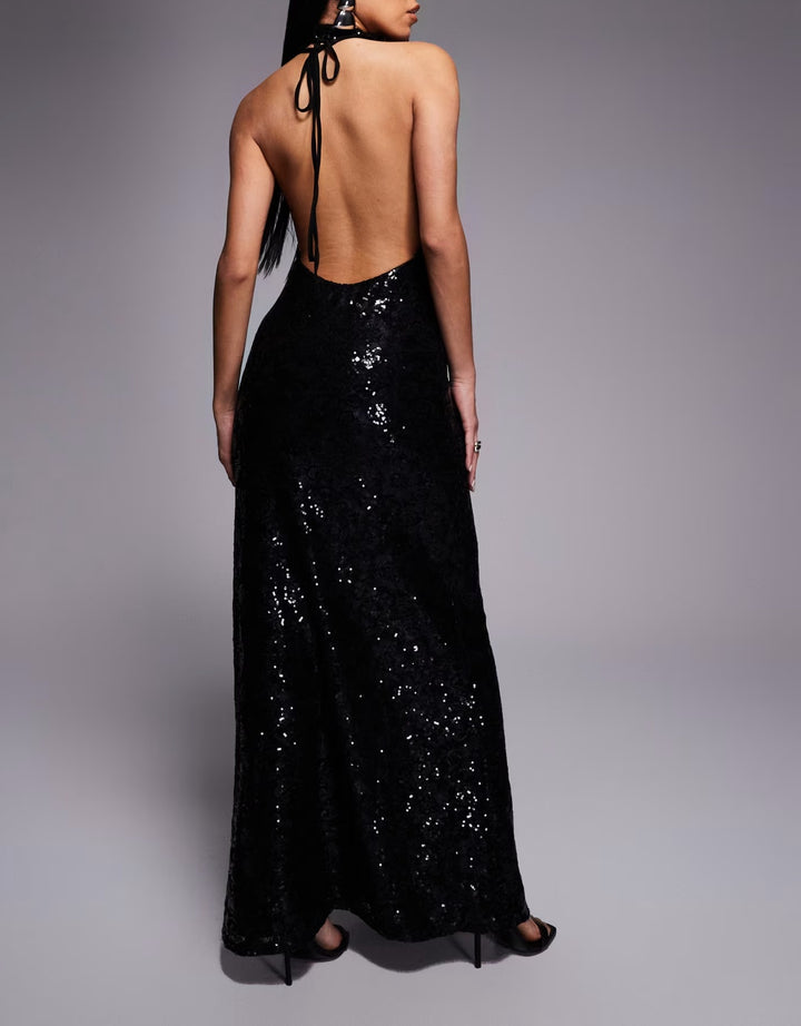 ASOS occasion dress, black
