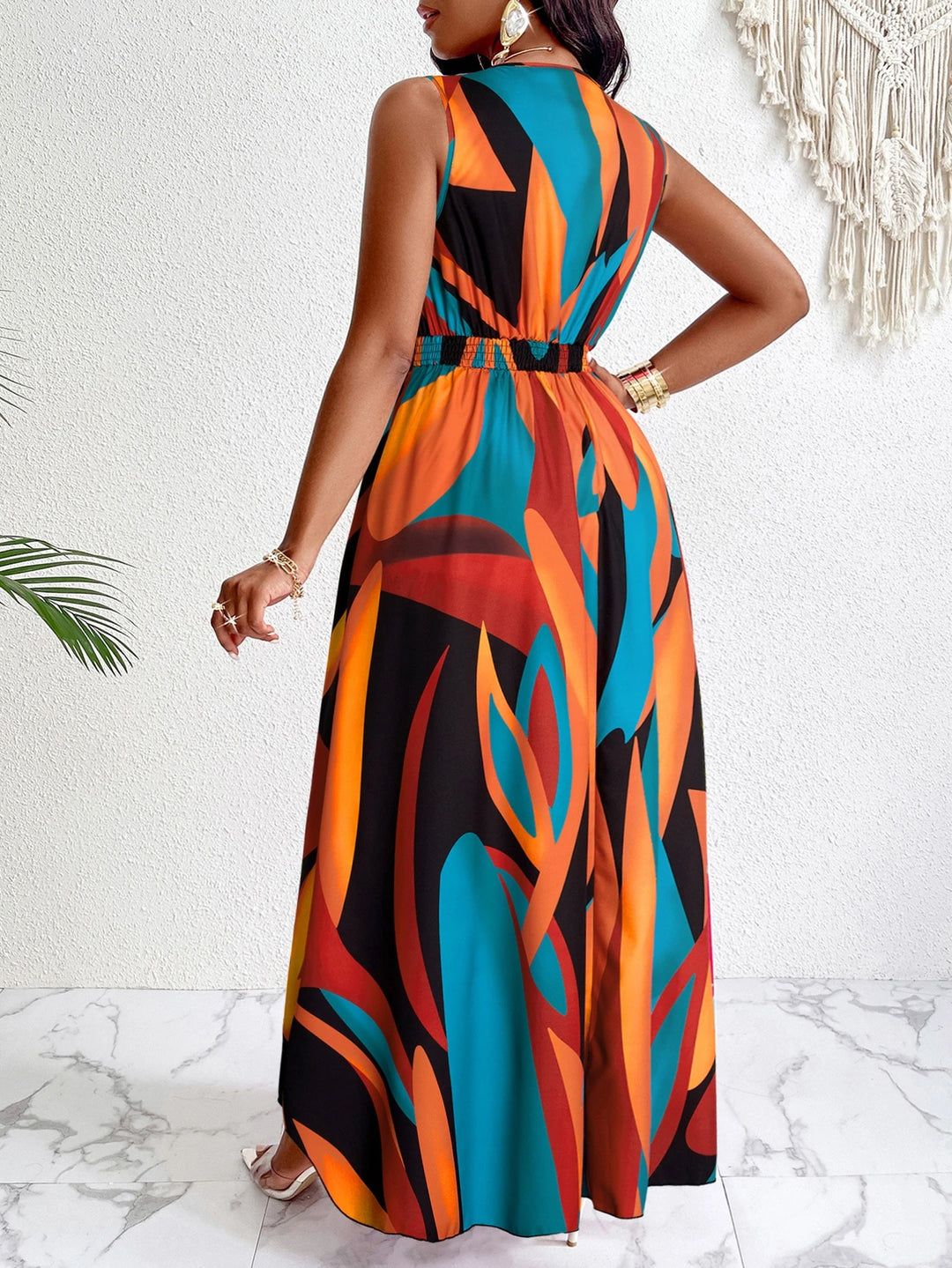 Rochie maxi SHEIN, mix culori