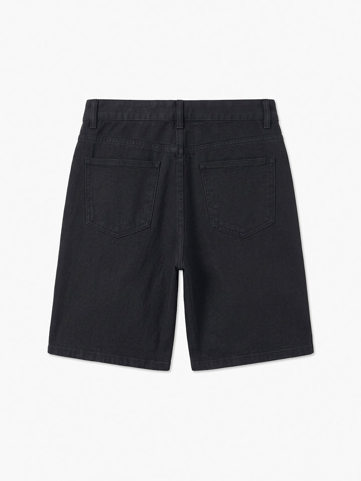 Pantaloni scurți de blugi SHEIN, negru