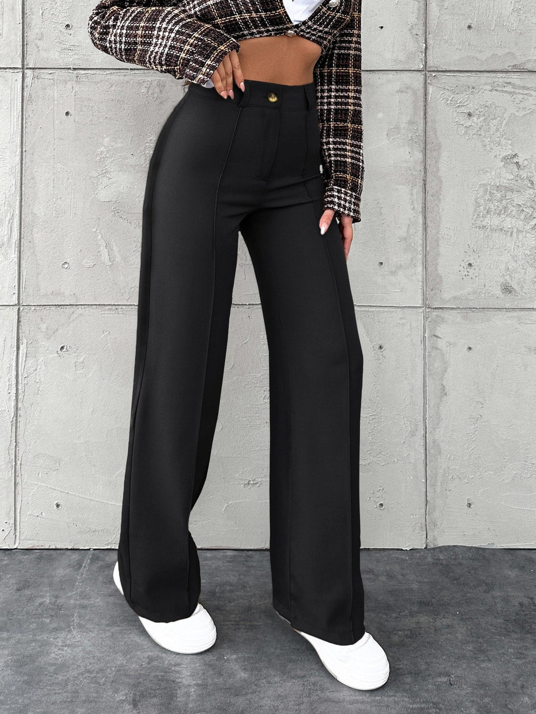 Pantalon SHEIN, negru
