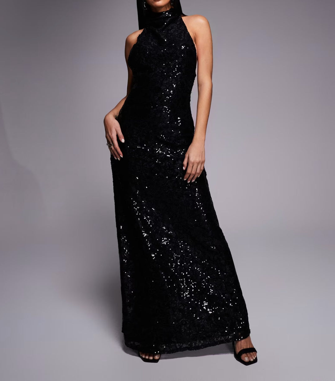 ASOS occasion dress, black