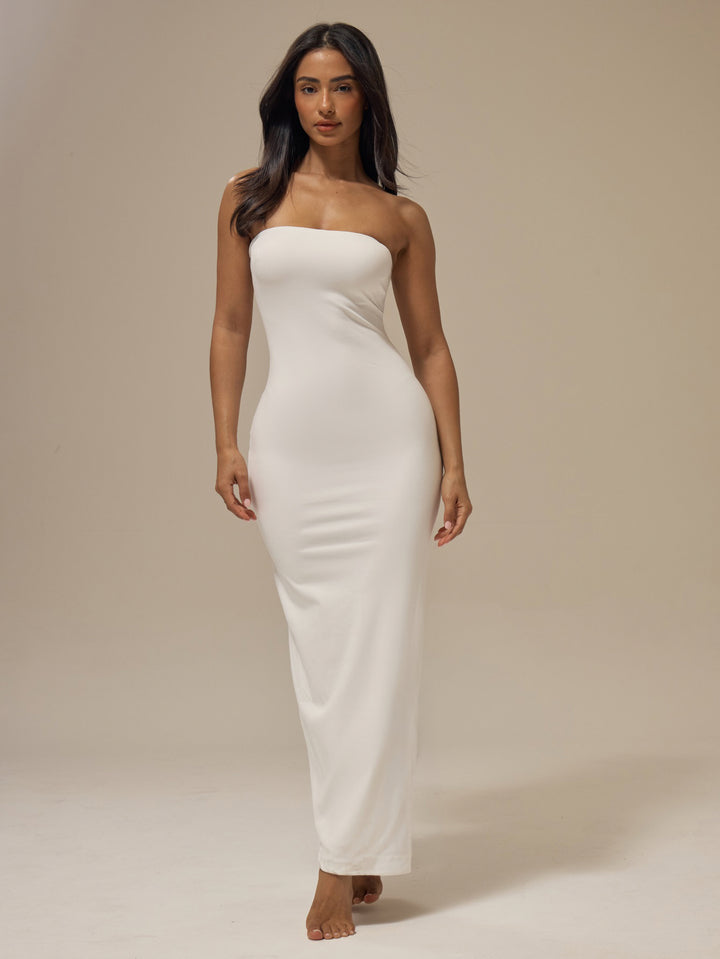 Rochie maxi SHEIN, alb