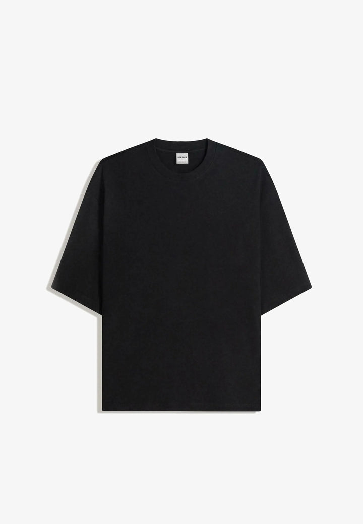 Póló BERSHKA, fekete