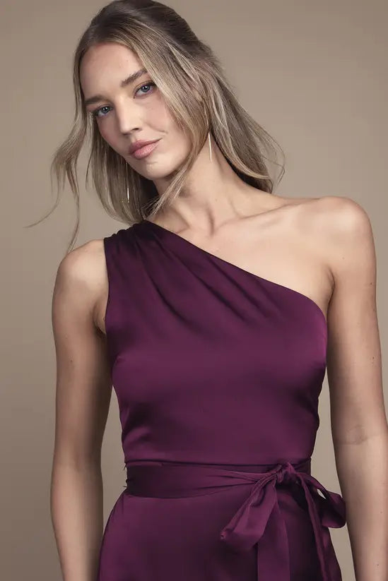 Rochie maxi OASIS, vișiniu