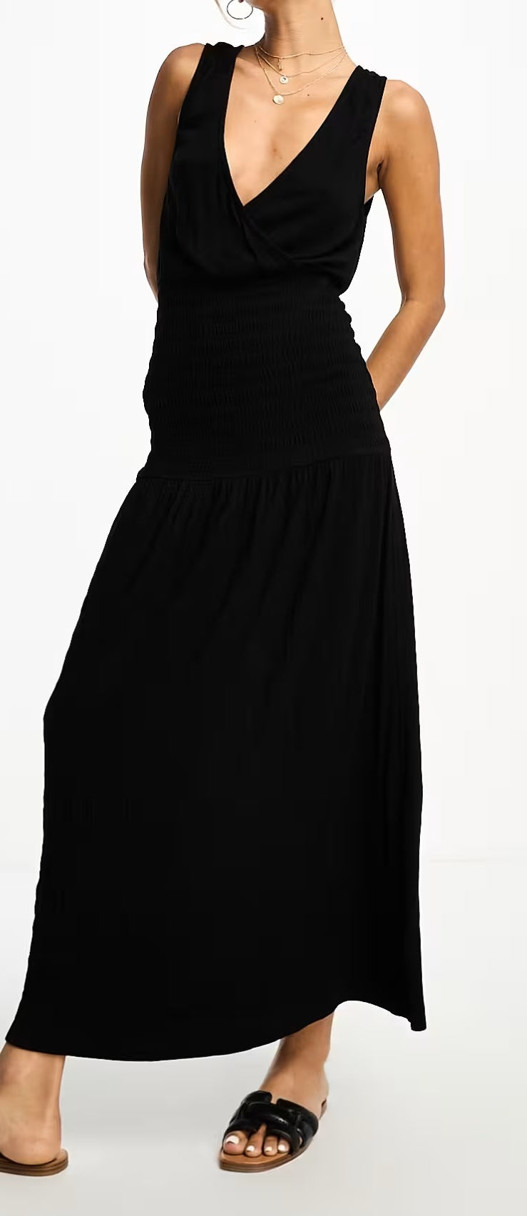 Rochie maxi ASOS, negru