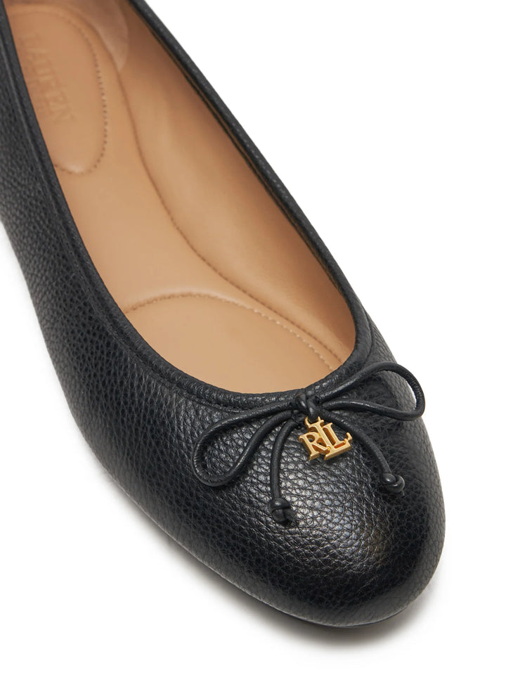 Balerinacipő RALPH LAUREN, fekete