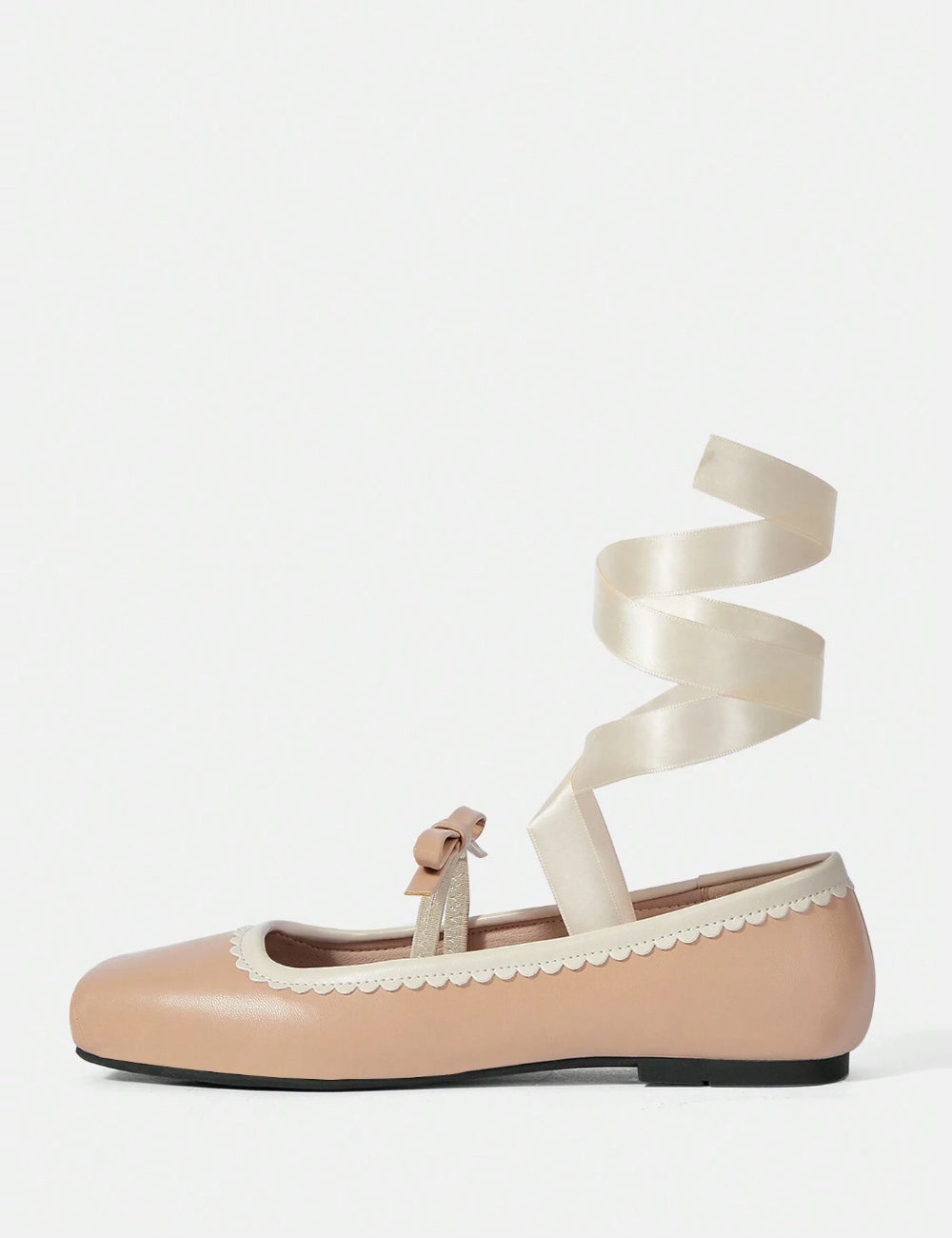 Shein balerina cipő, bézs