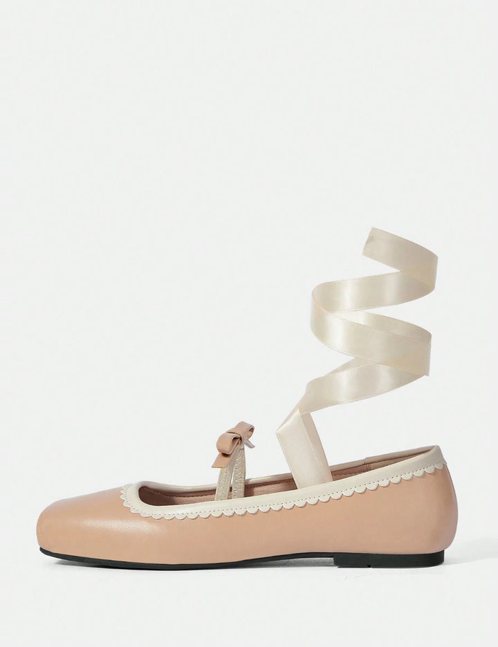 Shein balerina cipő, bézs