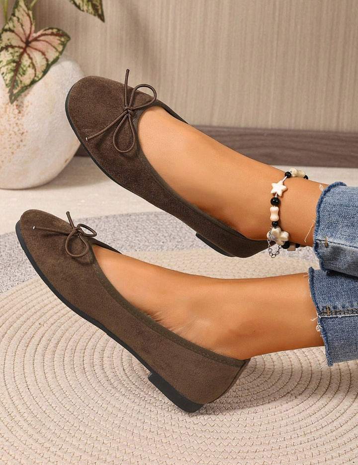 Shein balerina cipők, barna