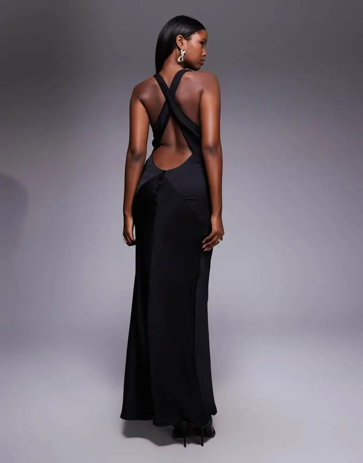 Rochie maxi ASOS, negru