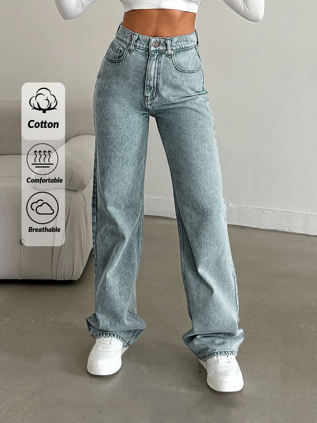 Jeans SHEIN, albastru