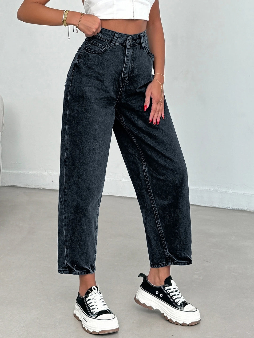 Jeans SHEIN, negru