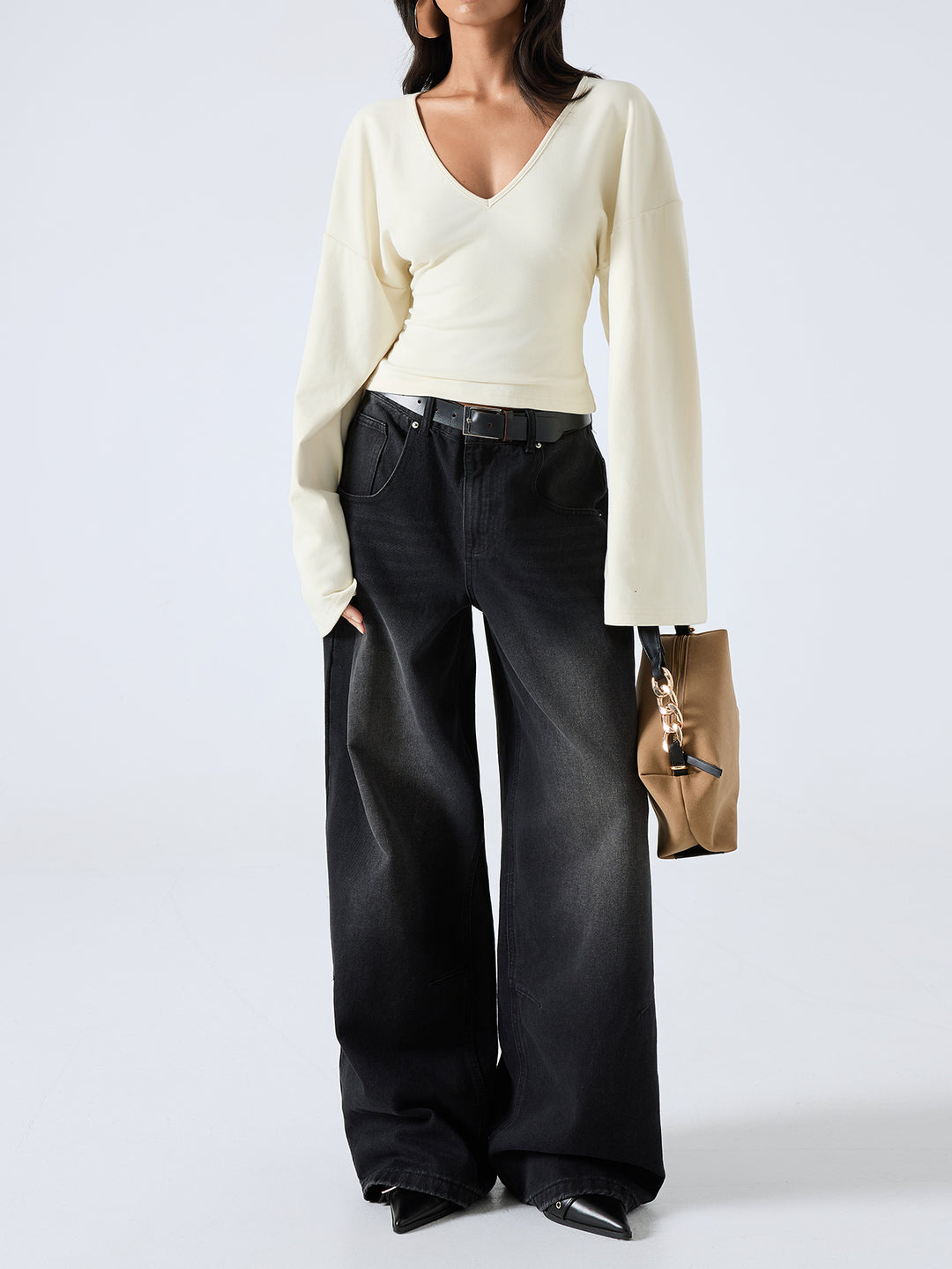 Top SHEIN, bej
