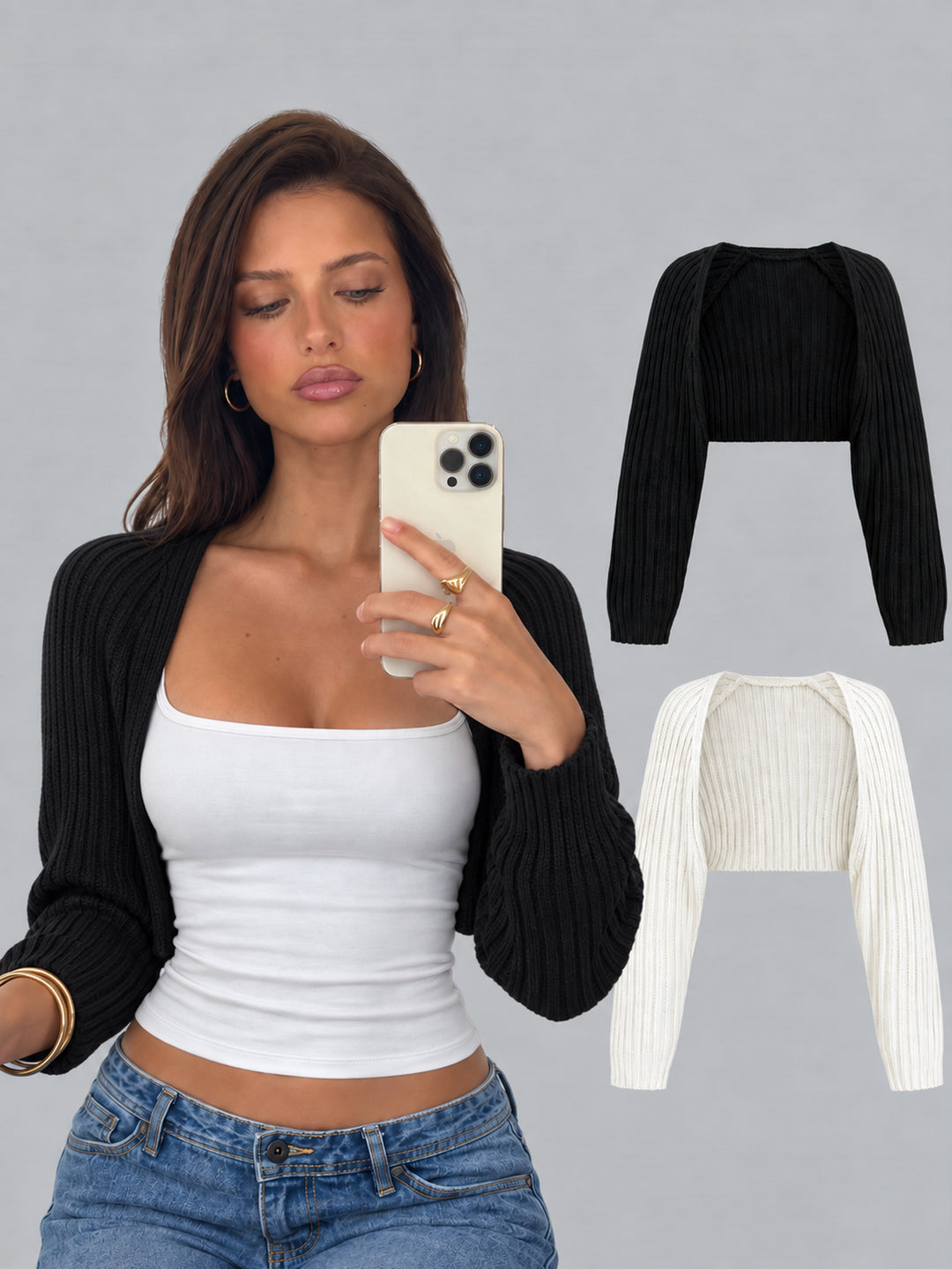 Cardigan SHEIN, mix culori