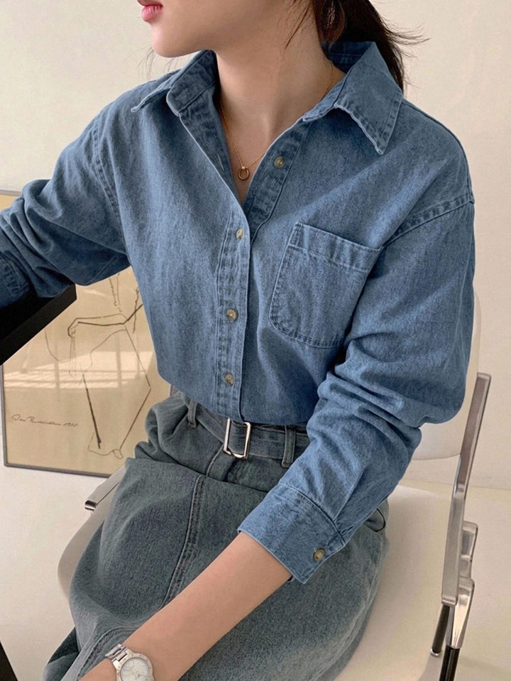Top SHEIN, albastru