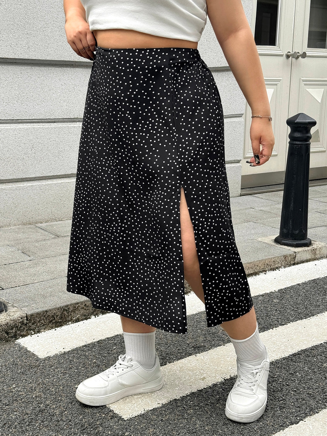 Fustă maxi SHEIN, negru