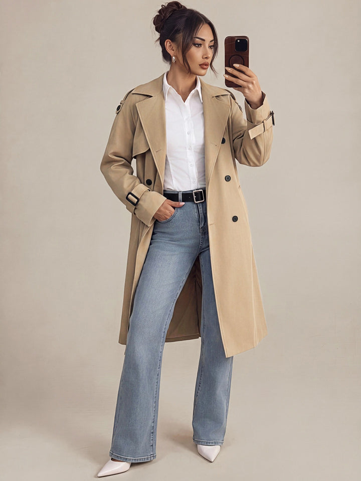 Trench SHEIN, kaki