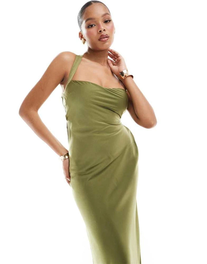 ASOS maxi ruha, zöld