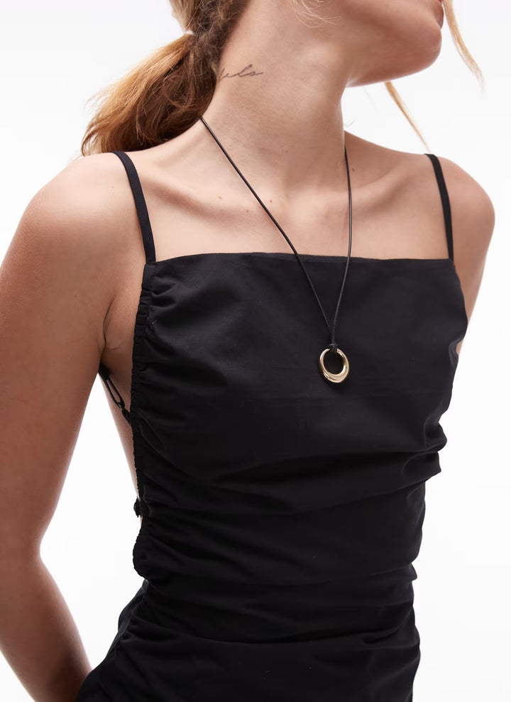 Rochie midi TOPSHOP, negru