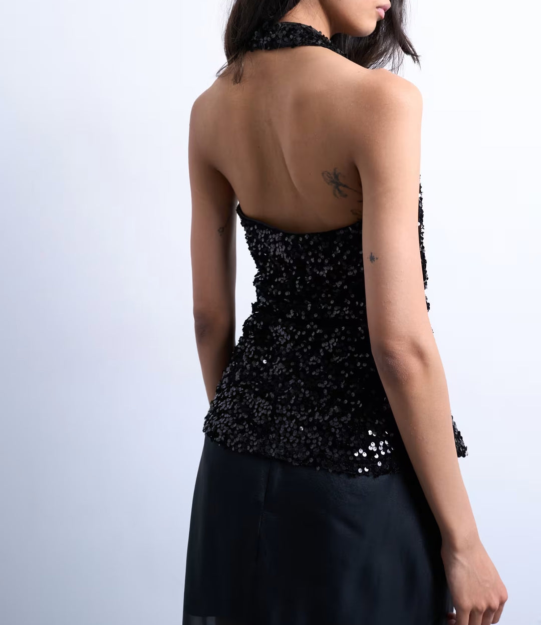 Top ASOS, negru