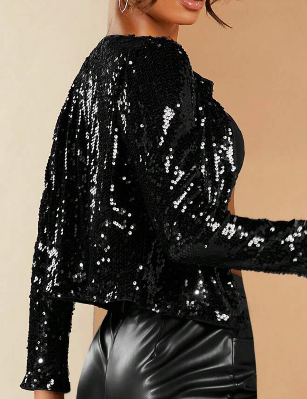 Blazer Shein, negru