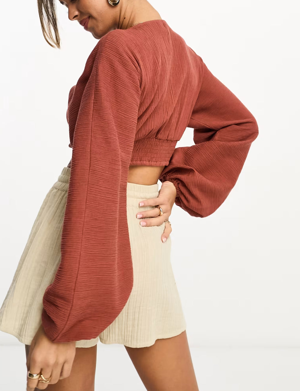 ASOS barna blúz