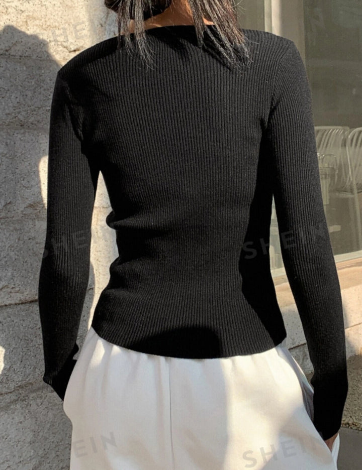 Shein blúz, fekete