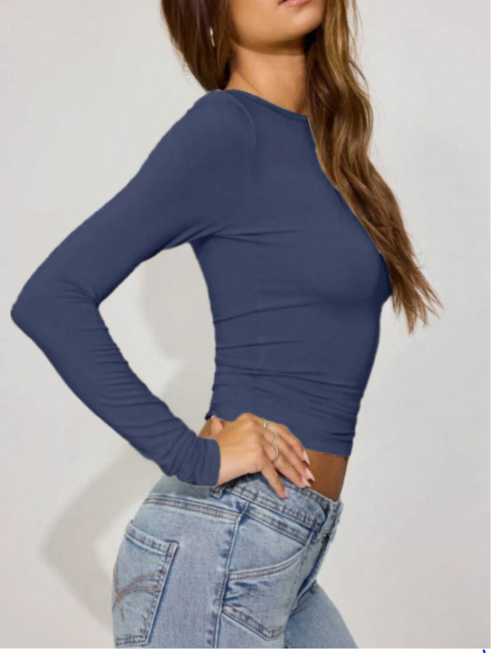SHEIN blúz, kék