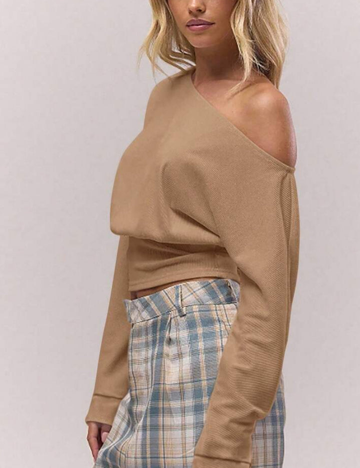 Shein MUSERA blúz, bézs