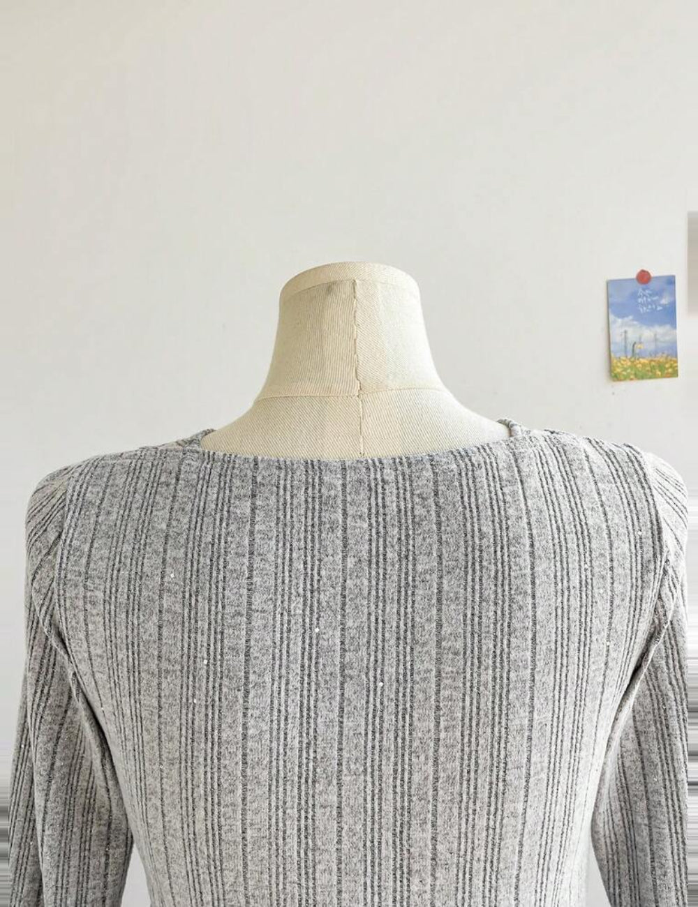 Shein Curve+ blúz, szürke