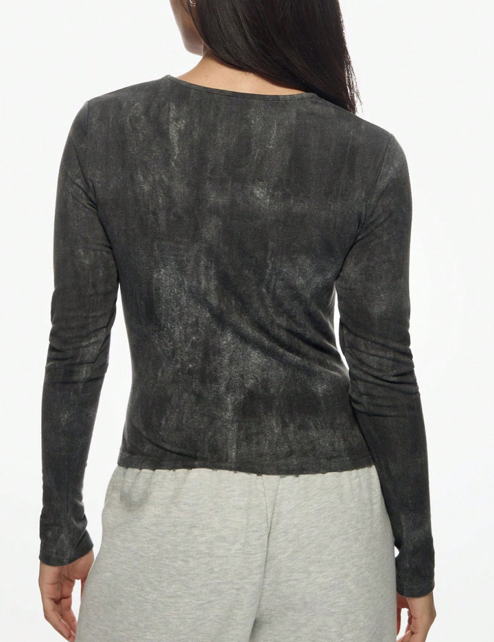 Szürke Shein Missguided blúz