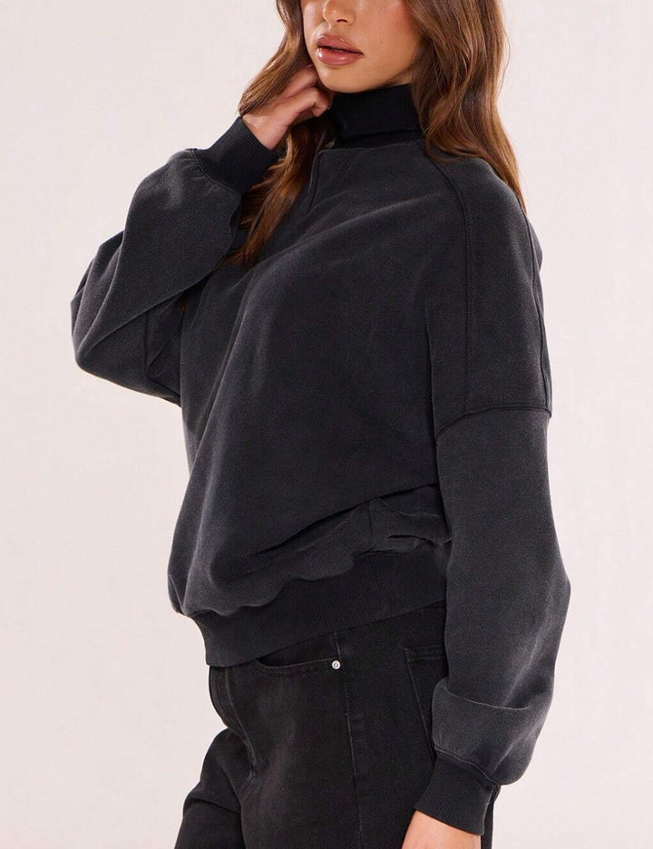 Shein MUSERA blúz, szürke