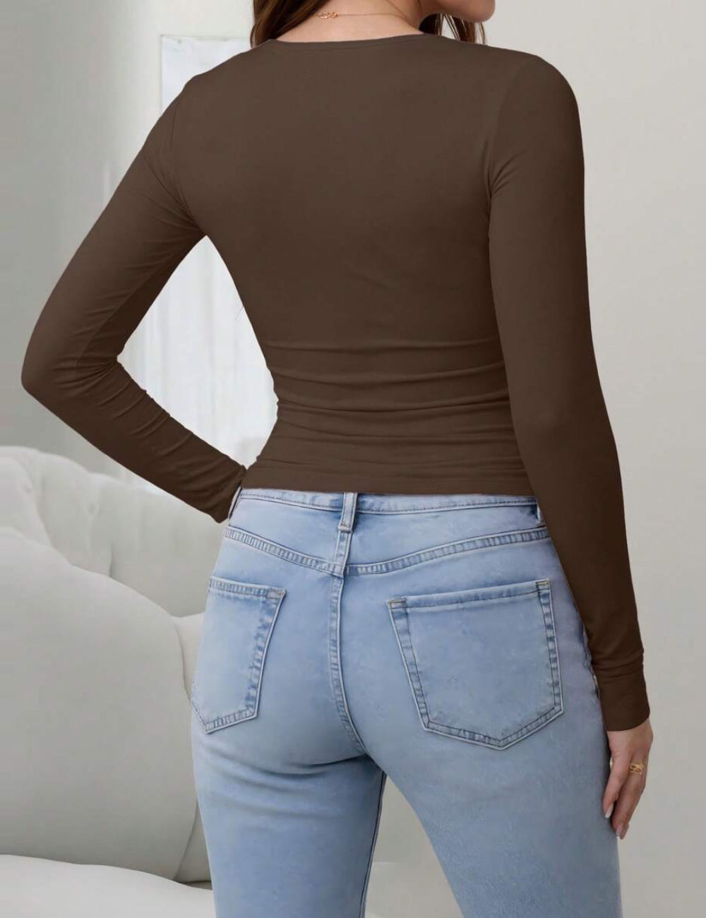 SHEIN blúz, barna