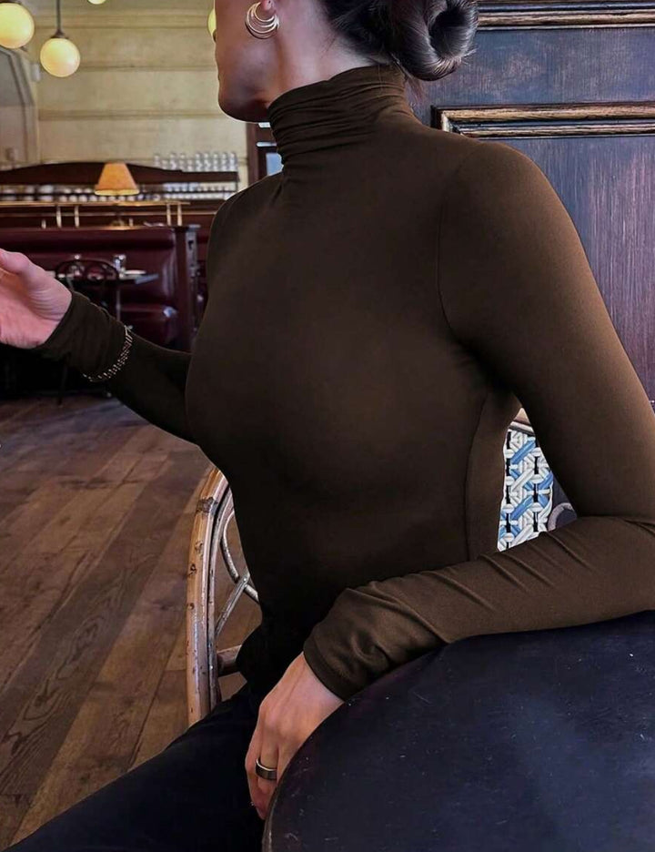 Shein barna blúz
