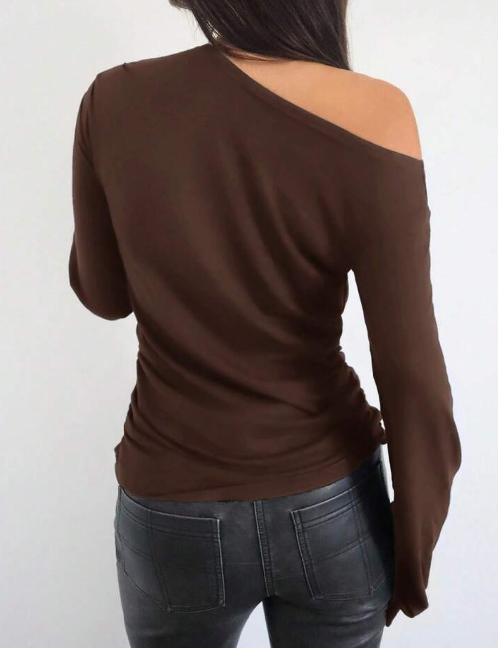 Shein brown blouse