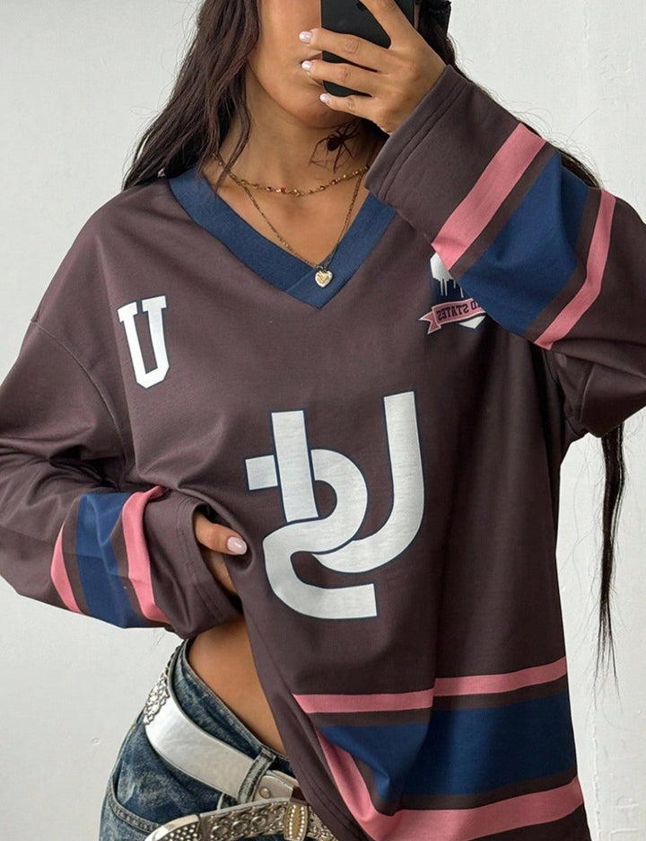 Shein barna blúz