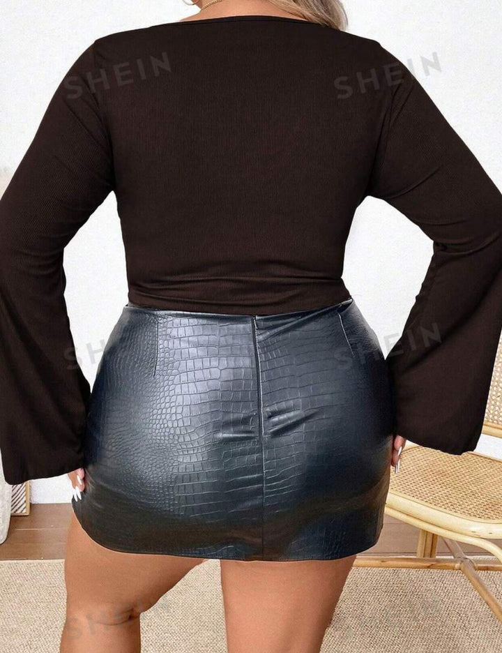 SHEIN barna blúz