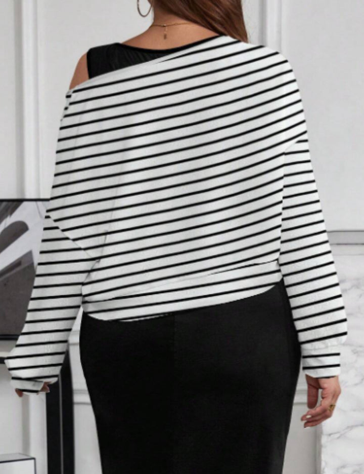 Shein Curve+ blúz, vegyes színek