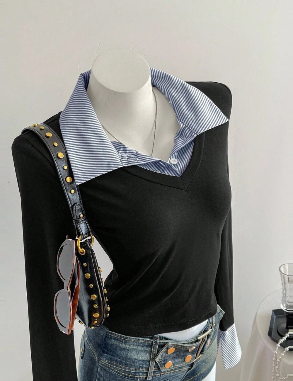 Bluză Shein, mix culori