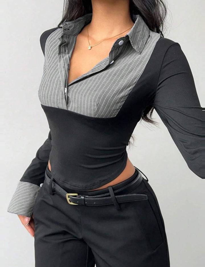 Shein Curve+ blúz, vegyes színek