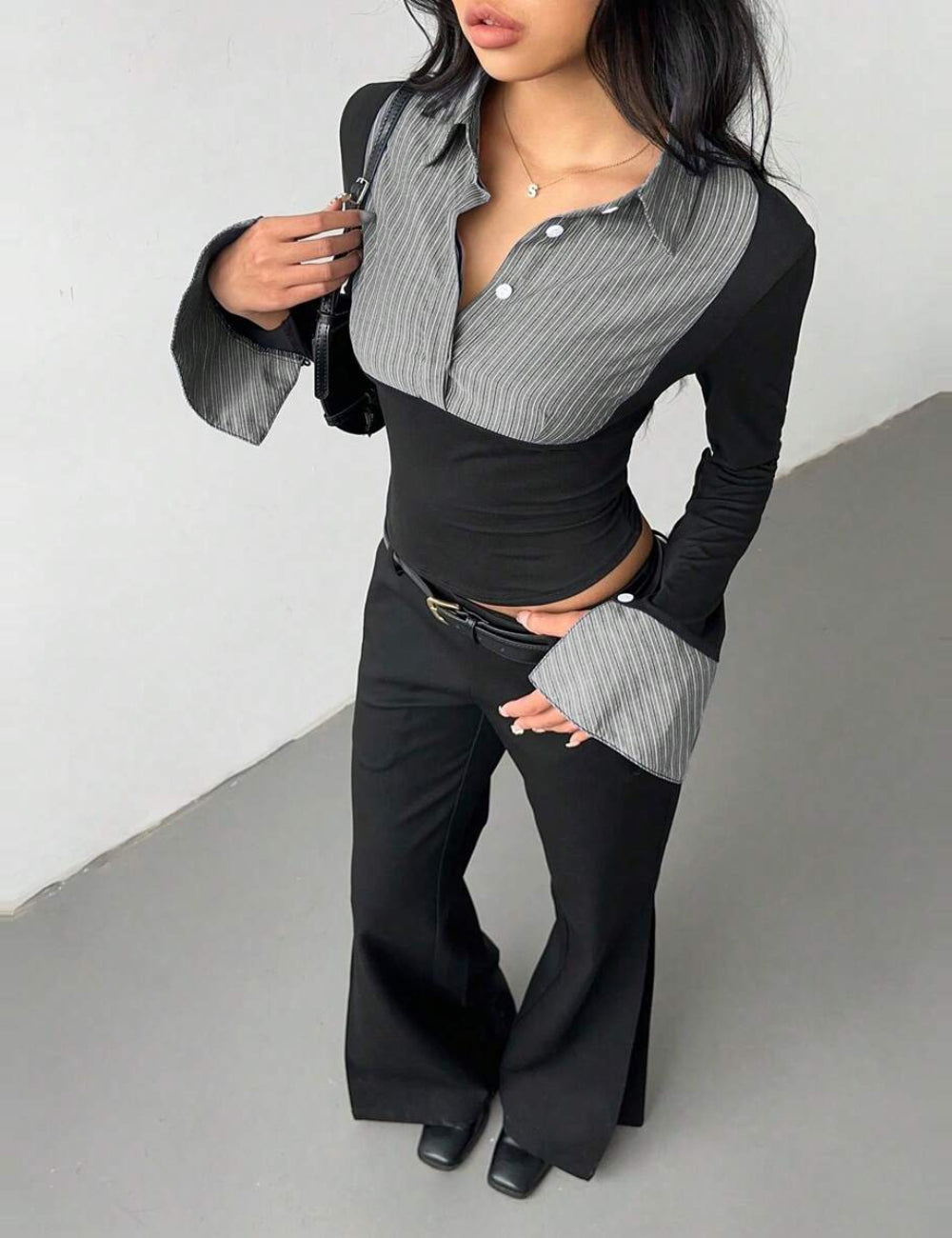 Shein Curve+ blúz, vegyes színek