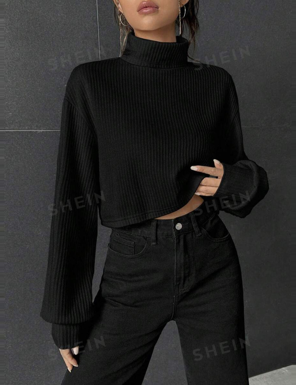 Shein blúz, lila