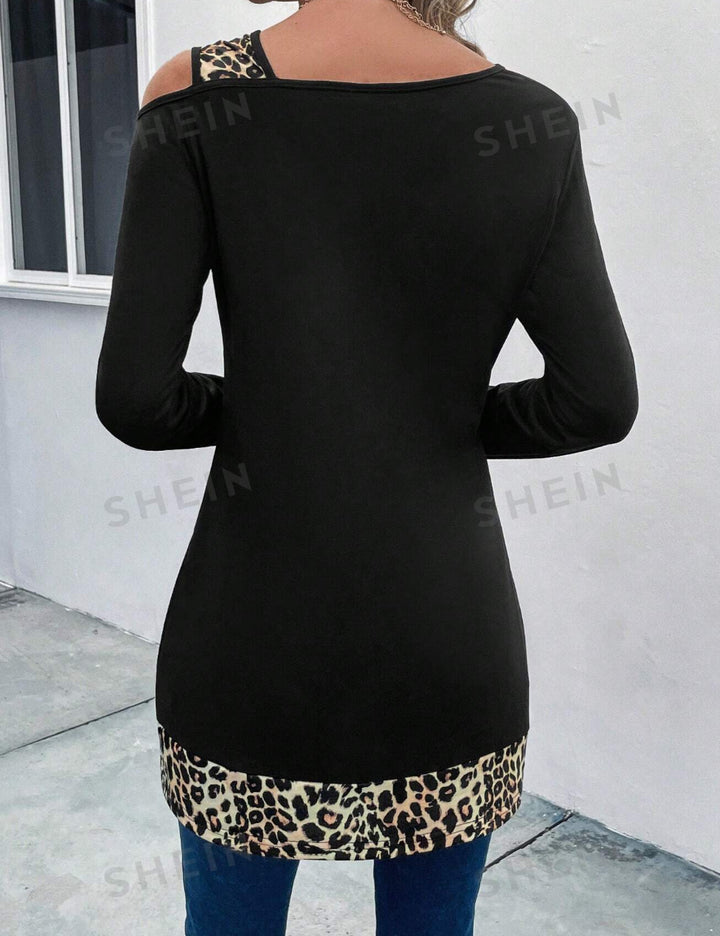 Shein blúz, fekete