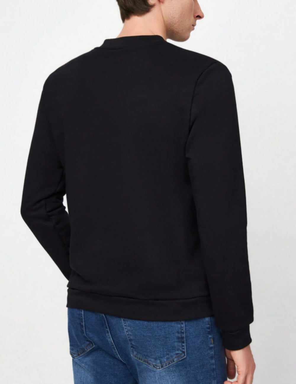 Shein MANFINITY blúz, fekete