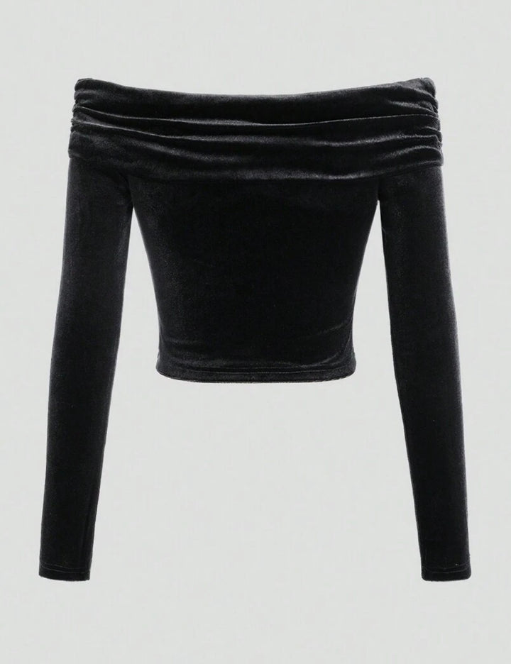 Shein blúz, fekete