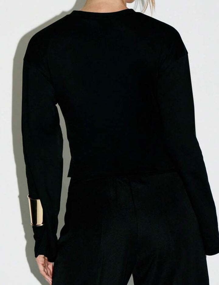 SHEIN Blúz, fekete
