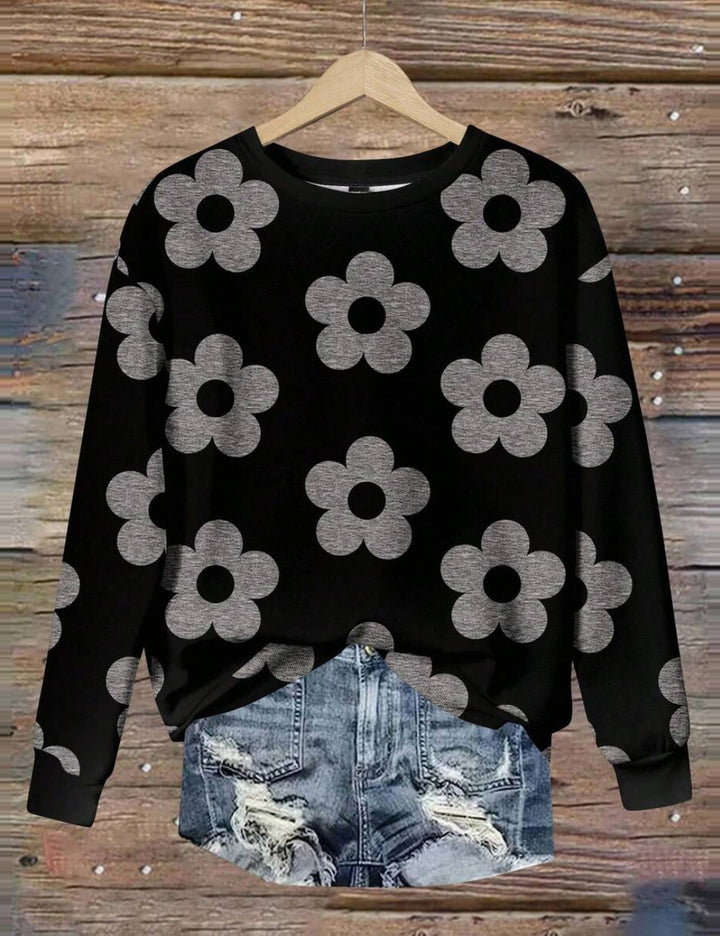 Shein Curve+ blúz, fekete