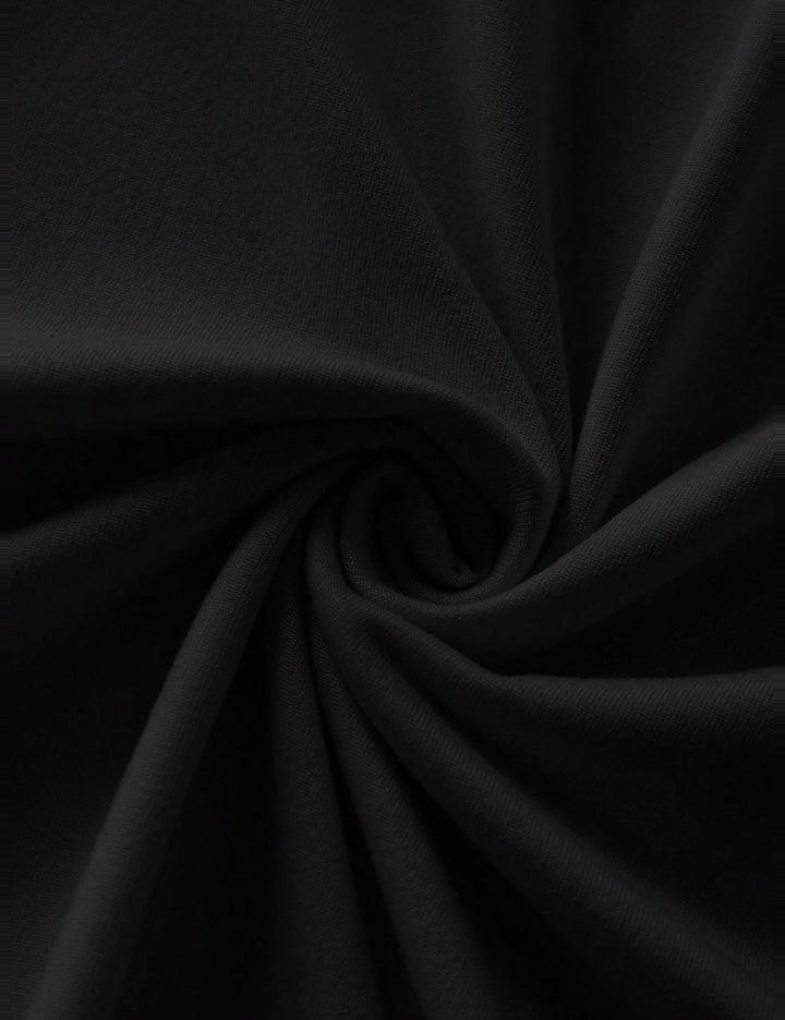 Shein Curve+ blúz, fekete