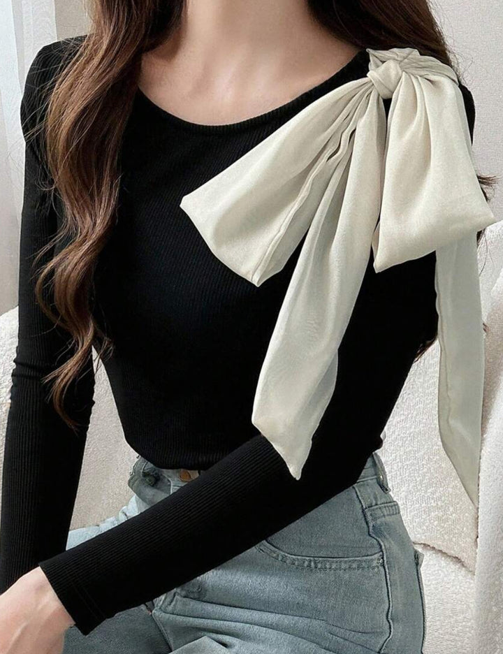 Shein blúz, fekete
