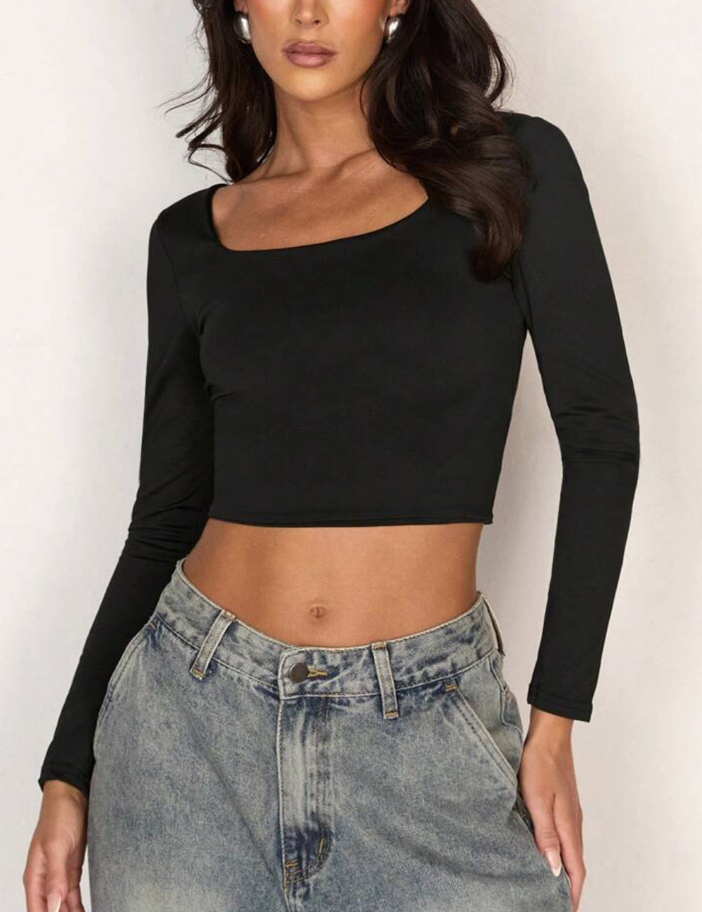 SHEIN blúz, fekete